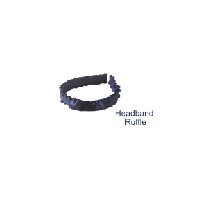 Headband Ruffle- Solid Colors Headband Ruffle- Solid Colors