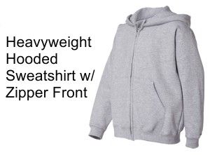 SSA+S Sweatshirt (Heavyweight Hooded Zipper)