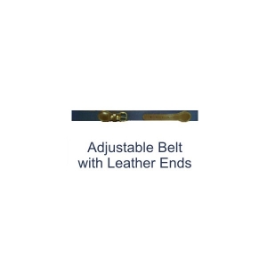 Adjustable belt with leather ends - $15.99 Adjustable belt with leather ends - $15.99