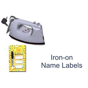 Iron on labels 15 pack w/pen – $5.99
