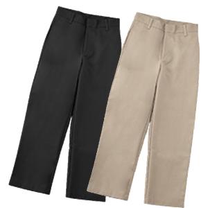 SSAS – Boys Performance Flat Front Pants w/Logo – 5R-14R