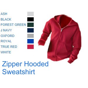 Island Village-Zipper Hooded Fleece Island Village-Zipper Hooded Fleece