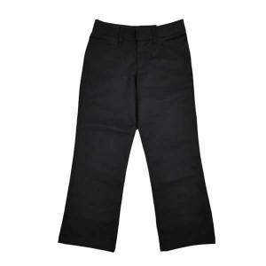 Girls-ladies-flat-front-pants-black Girls-ladies-flat-front-pants-black