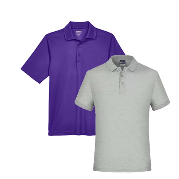 Polo-purple-and-grey