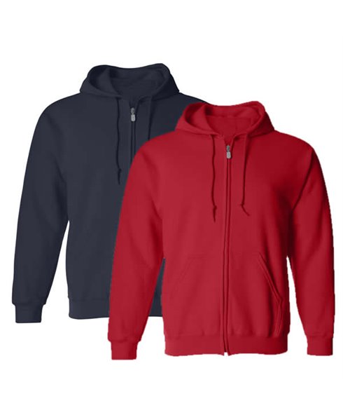 Hooded-zipper-sweatshirt-red-navy Hooded-zipper-sweatshirt-red-navy