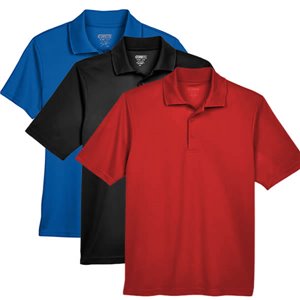 Cardinal Mooney-Moisture-Wicking Short Sleeved Polo Shirt