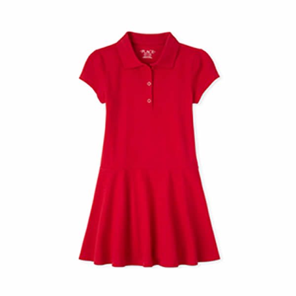 Polo-dress-red